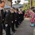 2023年1月9日（月・祝）松ヶ崎消防分団の出初式が3年振りに執り行われました