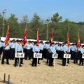 2023年5月21日（日）左京消防団総合査閲が盛大に開催され松ヶ崎消防分団も出場しました。